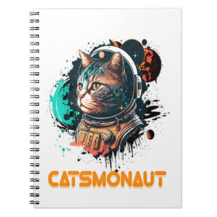 Catsmonaut Astronaut Cat Or Space Cat Notebook