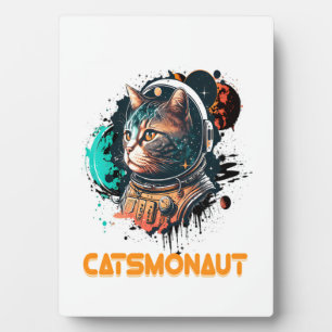 Catsmonaut Astronaut Cat Or Space Cat Plaque