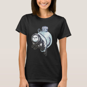 Catstronaut Cat in Space T-Shirt