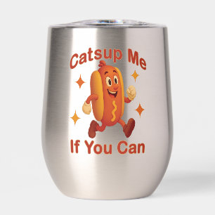 Catsup Me If You Can Funny Hot Dog – Ketchup Pun