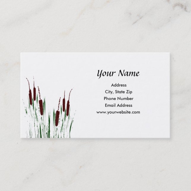 Cattails Business Card (Front)