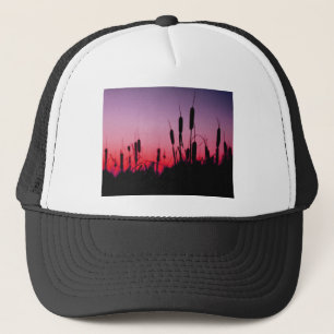 Cattails in the Sunset Trucker Hat