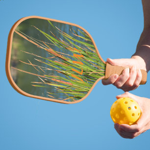 Cattails on the Waterfront Personalised Nature Pickleball Paddle