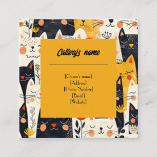 Catteries Business Card