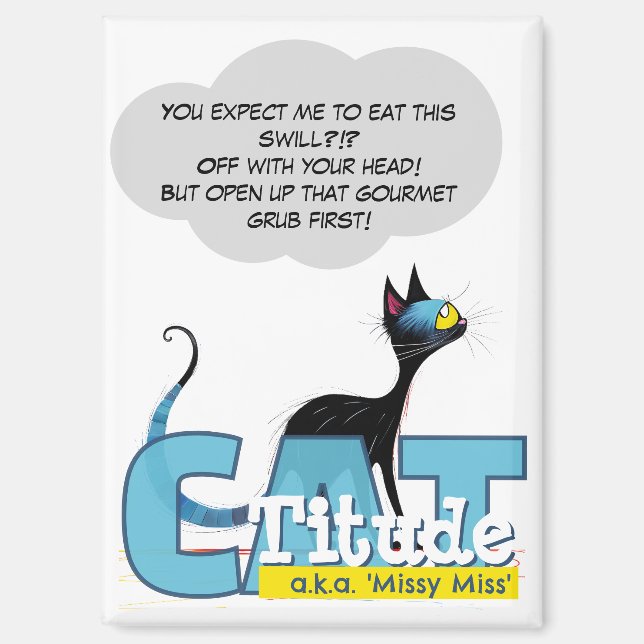 CatTitude | Gourmet Grub Chaos Posse Magnet (Front)