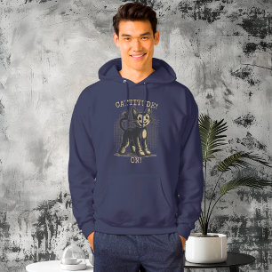 Cattitude On! - Vintage Cat Hoodie