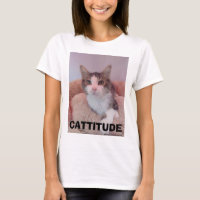 CATTITUDE Ragdoll Cat T Shirt