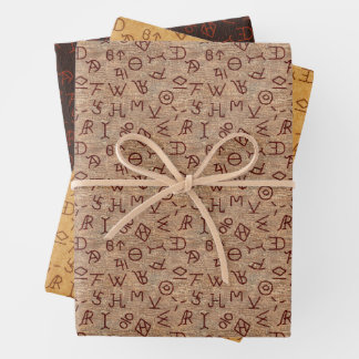 Cattle Brands Wrapping Paper
