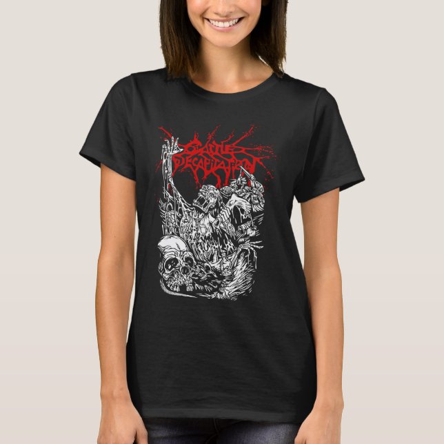 Cattle Decapitation Design T-Shirt (Front)