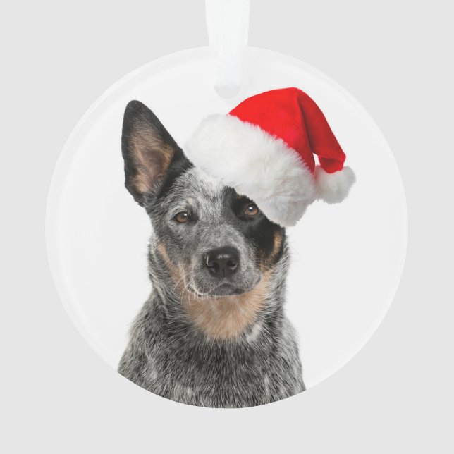 Cattle Dog Christmas Ornament (Back)