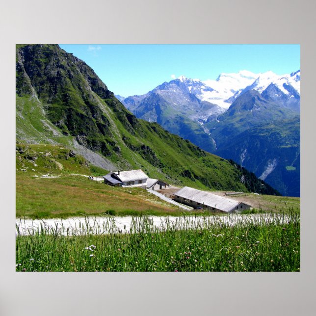 Cattle farm La Chaux Poster (Front)