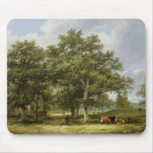 Cattle Grazing Mouse Pad