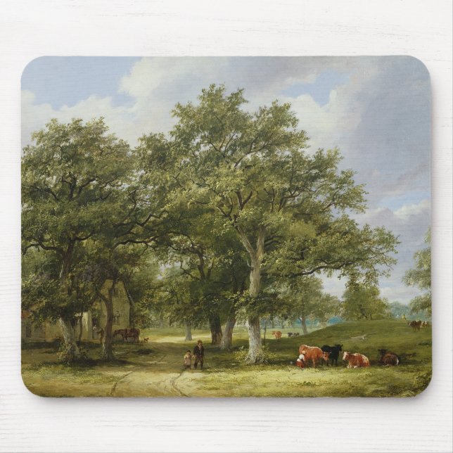 Cattle Grazing Mouse Pad (Front)