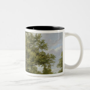 Cattle Grazing Two-Tone Coffee Mug