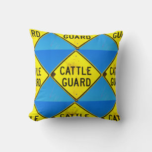 cattle guard ''bandaid'' pillow