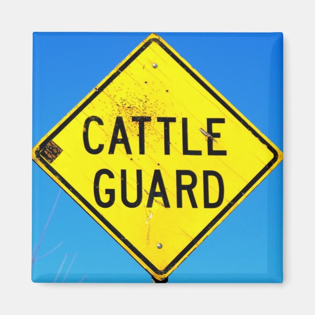 cattle guard diamond magnet (Front)
