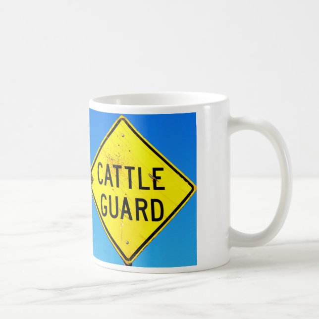 cattle guard diamond mug (Right)
