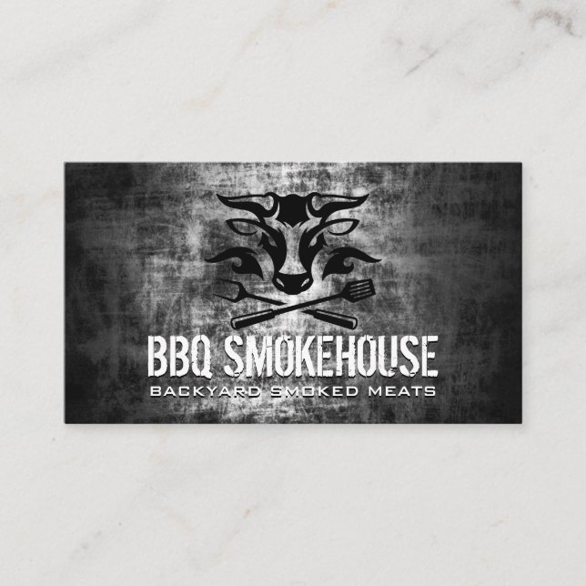 Cattle Head | Spatula | BBQ Tools Business Card (Front)