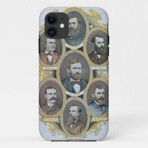 Cattle Kings of the American West, c.1880 (engravi iPhone 11 Case