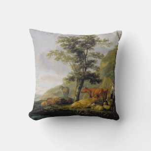 Cattle near a River  Aelbert Cuyp   Cushion