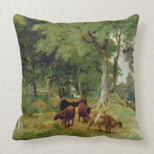 Cattle on a Devonshire Lane Cushion