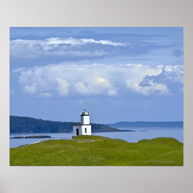 Cattle Point Lighthouse on San Juan Island, WA Poster (Front)