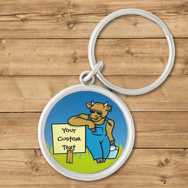 Cattle with sign key ring (Creator Uploaded)