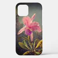 Cattleya Orchid and Three Hummingbirds Heade