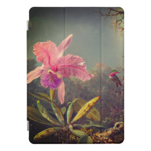 Cattleya Orchid and Three Hummingbirds Heade iPad Pro Cover