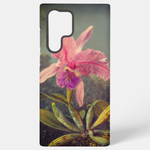 Cattleya Orchid and Three Hummingbirds Heade Samsung Galaxy Case