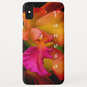 Cattleya Orchid Portrait iPhone XS Max Case
