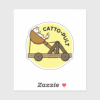 Catto-pult Cat Pun Die-Cut