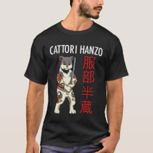 Cattori Hanzo   Samurai Cat T-Shirt