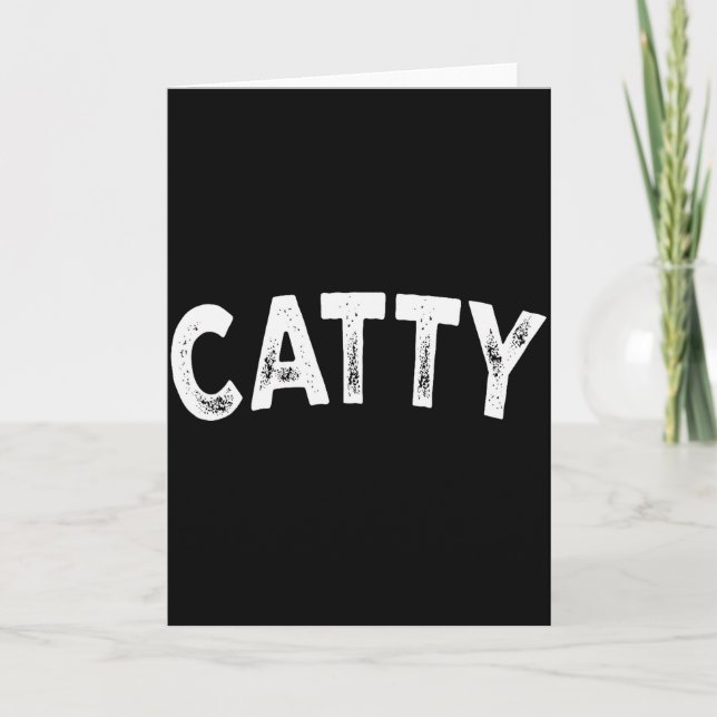 Catty  card (Front)