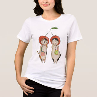 Catty Cherries Tri-Blend Shirt