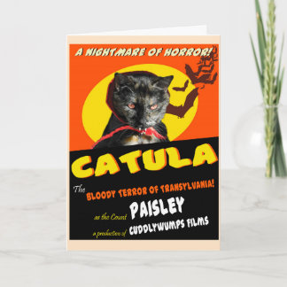 Catula Halloween Card