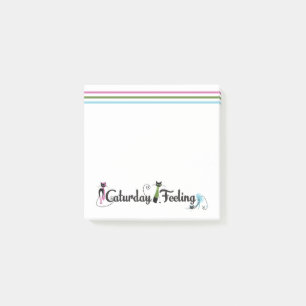 Caturday Cat Lovers Post-it Notes