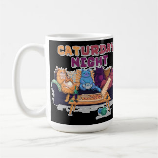 Caturday Night Coffee Mug