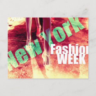 Catwalk - Fashion Week in New York City Postcard