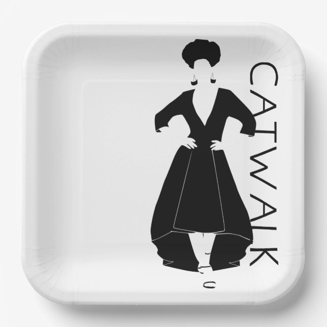 Catwalk Paper Plate (Front)