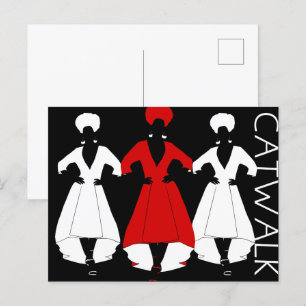 Catwalk Postcard