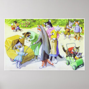 CATWALKS: Twice the Trouble  Poster Art Semigloss