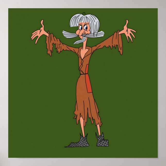 Catweazle Cartoon Poster (Front)