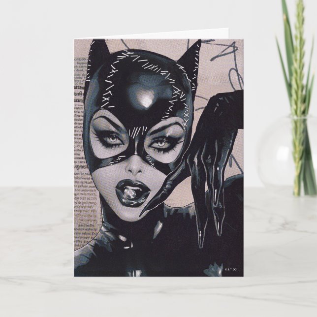 Catwoman #50 Sozomaika Cover Illustration Card (Front)