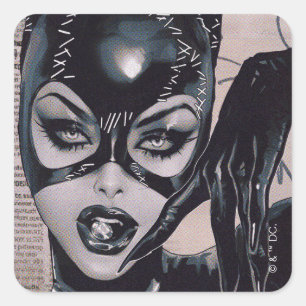 Catwoman #50 Sozomaika Cover Illustration Square Sticker