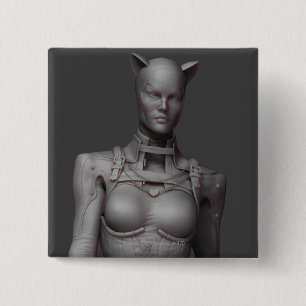 Catwoman Alternate 15 Cm Square Badge