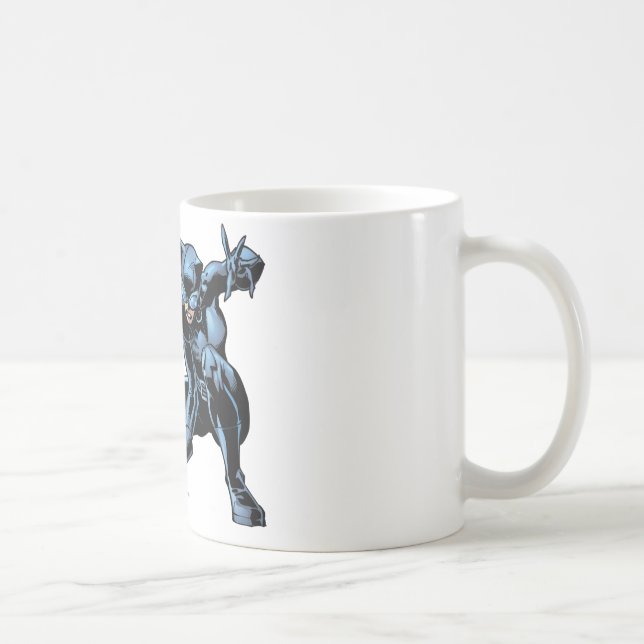 Catwoman crouches coffee mug (Right)