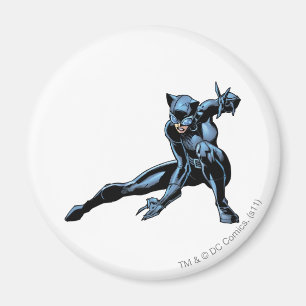 Catwoman crouches magnet