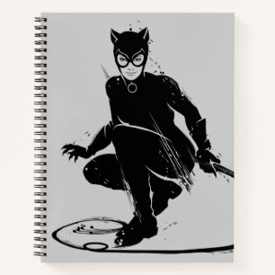 Catwoman Ink Brush Pose Notebook
