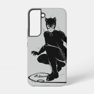 Catwoman Ink Brush Pose Samsung Galaxy Case